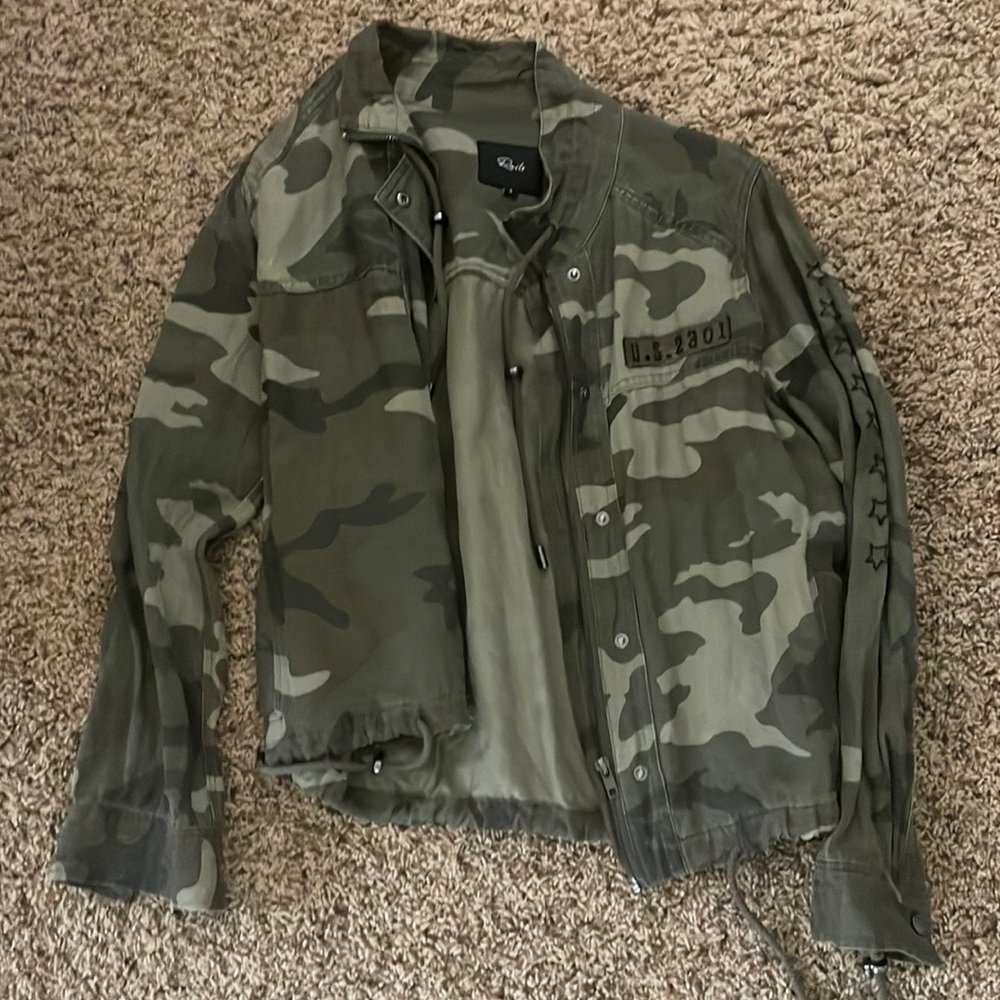 Rails Army Print Utility Jacket - image 1